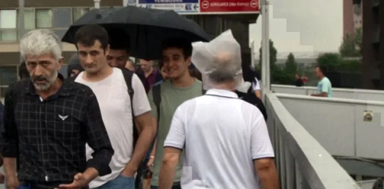 İstanbul'da yağmur başladı