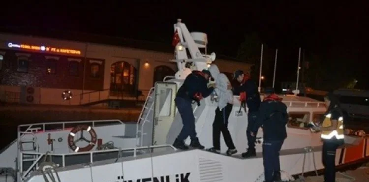 Sahil güvenlik Bozcaada'da can kurtardı