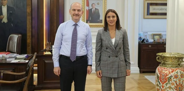 Sabriye Şengül'den İçişleri Bakanı Süleyman Soylu'ya ziyaret