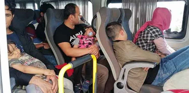Çanakkale'de 43 mülteci yakalandı