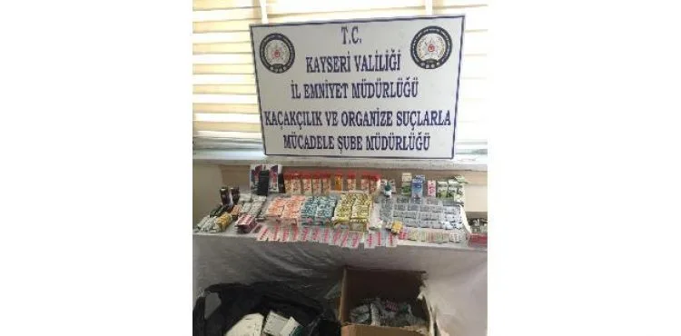 Tuhafiye mağazasında cinsel içerikli hap ele geçirildi
