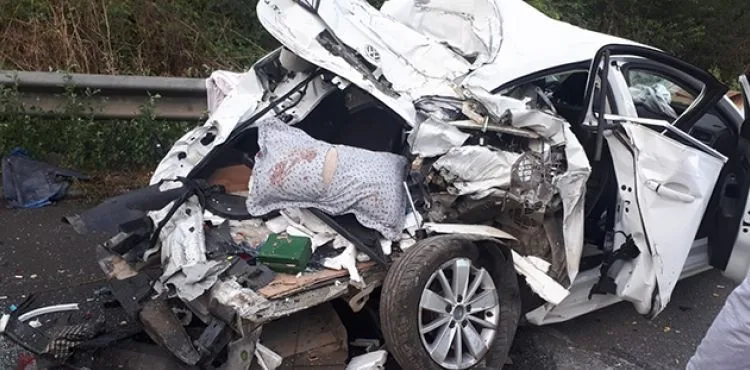 TEM Otoyolunda zincirleme trafik kazası: 6 yaralı