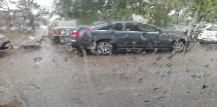 Kayseri'de yağmur etkili oldu