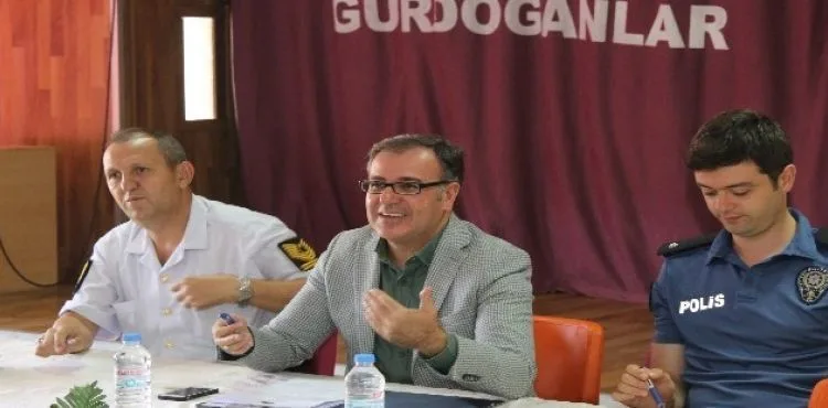 Hacılar'da muhtarlar toplantısı yapıldı