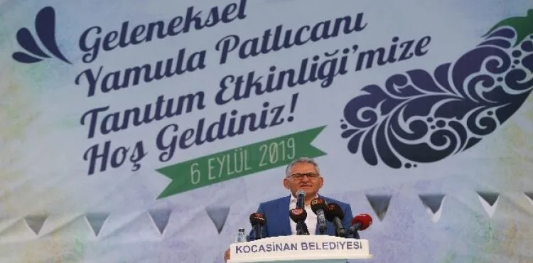 Başkan Büyükkılıç, Yamula Patlıcanı Tanıtım Etkinliği'nde