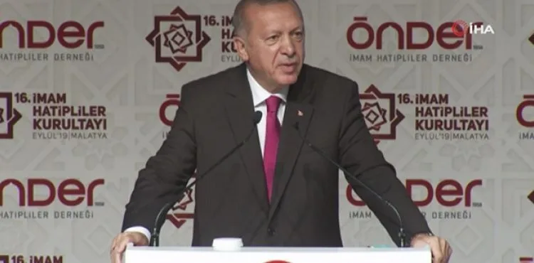 Cumhurbaşkanı Erdoğan, 'Önder İmam Hatipliler Buluşması'nda konuştu