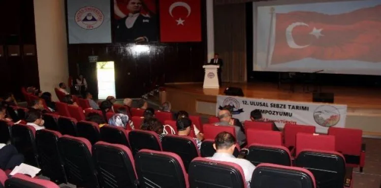12. Ulusal Sebze Tarımı Sempozyumu yapıldı