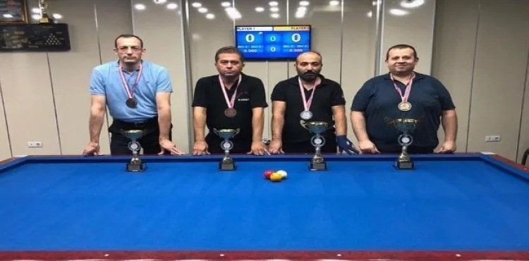 Bilardo İl Birinciliği Sona Erdi