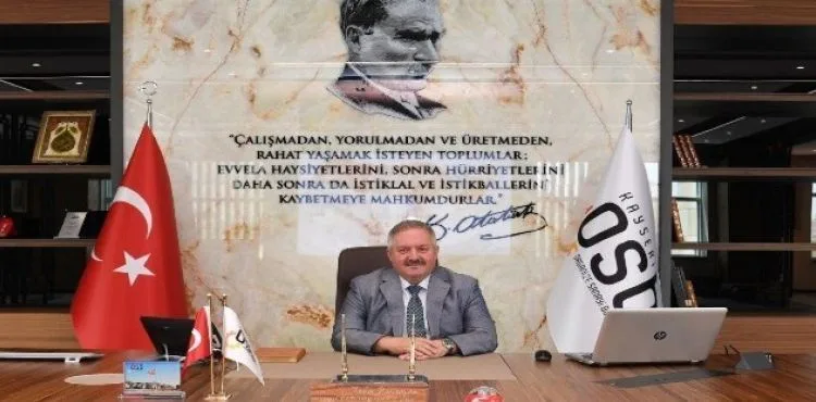 Kayseri OSB Yönetim Kurulu Başkanı Tahir Nursaçan: