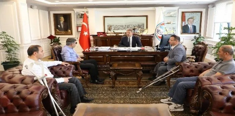 Melikgazi'den Bedensel Engelliler Spor Kulübü'ne Destek