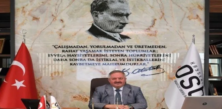 Kayseri OSB Yönetim Kurulu Başkanı Tahir Nursaçan'dan Gaziler Günü Mesajı