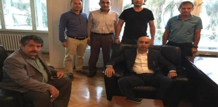 Tolunay Kafkas, TFF Kayseri Bölge Müdürlüğü'nü ziyaret etti