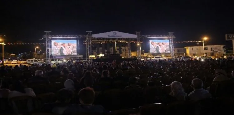 Talas'ta yaz akşamları 'Sinema Günleri' ile geçti
