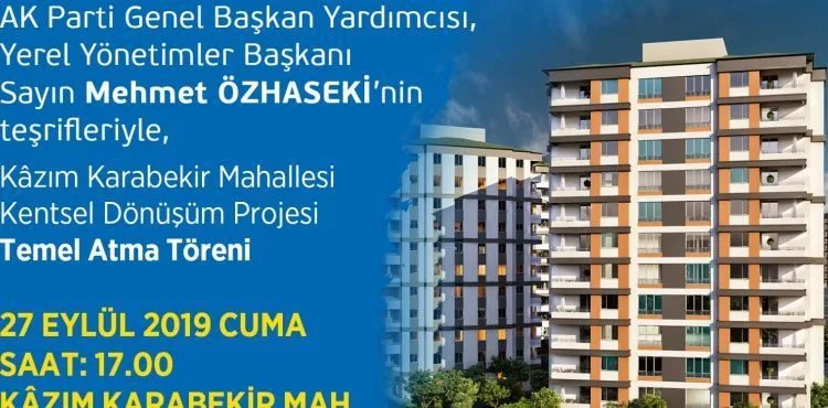 Melikgazi dönüşüyor kayseri güzelleşiyor