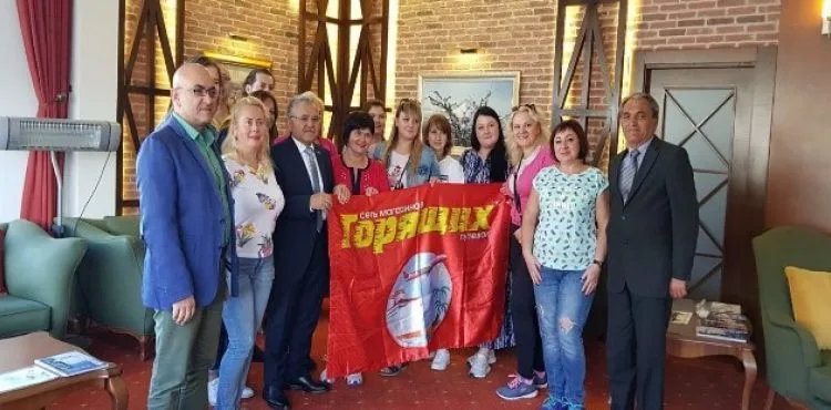 Başkan Büyükkılıç, Ukraynalı turizmcilerle bir araya geldi