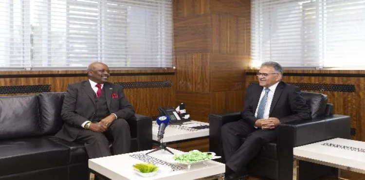 Ruanda'nın Ankara Büyükelçisi Nkurunziza, Başkan Büyükkılıç'ı ziyaret etti