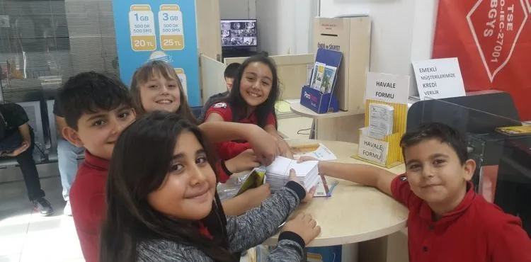 İDEAL EĞİTİM KOLEJİ ÖĞRENCİLERİNDEN BARIŞ PINARI’NA DESTEK
