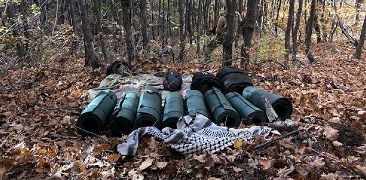 Kıran-5 Operasyonu'nda Muş'ta teröristlere ait sığınak ve depolar imha edildi.