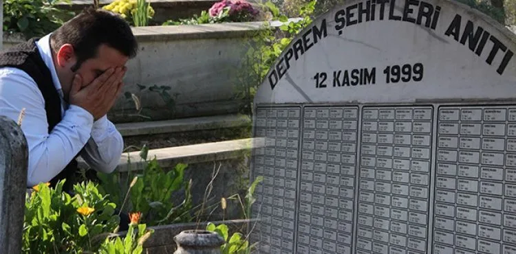 Düzce depreminin 20. yıldönümünde deprem şehitliği doldu taştı