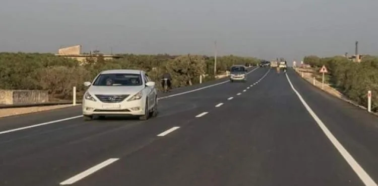 Türkiye sınırı ile Afrin arasına yapılan yol açıldı