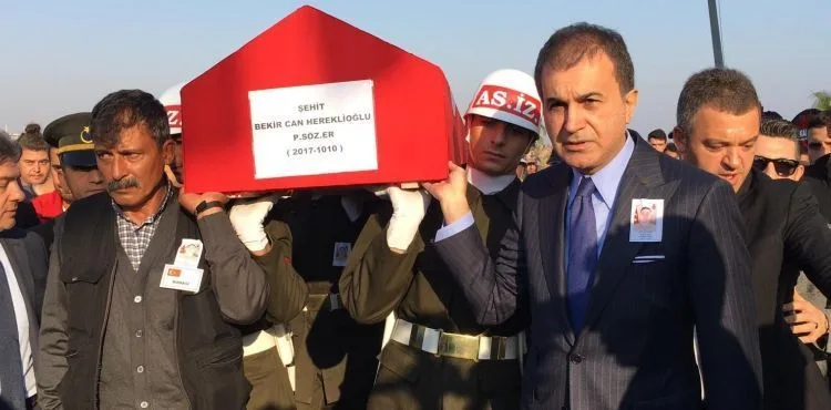 Barış Pınarı Harekatı şehidi Adana'da toprağa verildi