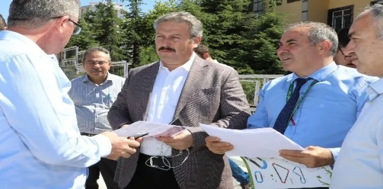 Sivas Caddesi'ne seri ulaşım için Melikgazi desteği