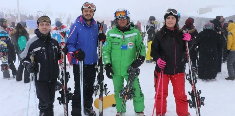 Erciyes'te hafta sonu yoğunluğu