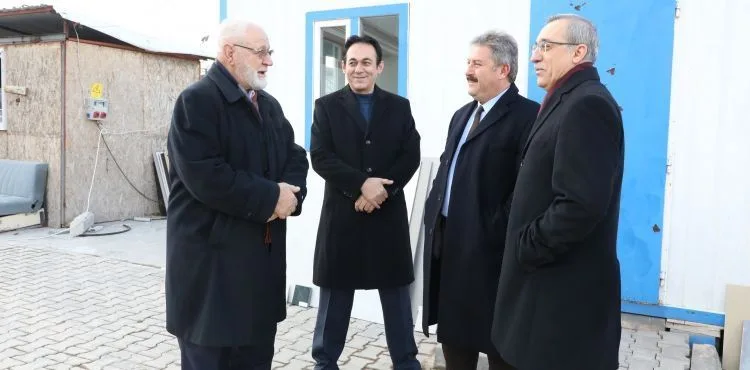 BAŞKAN PALANCIOĞLU CAMİ İNŞAATINI İNCELEDİ
