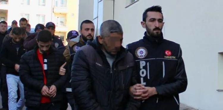 Kayseri'de uyuşturucu operasyonuna 14 gözaltı