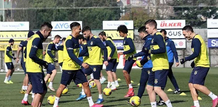 Fenerbahçe’de derbi hazırlıkları devam etti