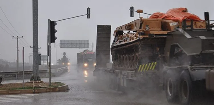 Suriye'ye tank sevkiyatı