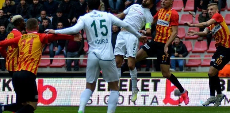 Hes Kablo Kayserispor - İttifak Holding Konyaspor: 2-2