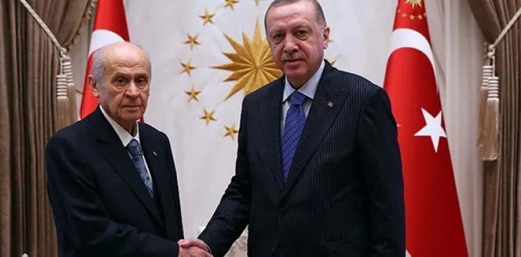 Cumhurbaşkanı Erdoğan, Bahçeli ile görüştü
