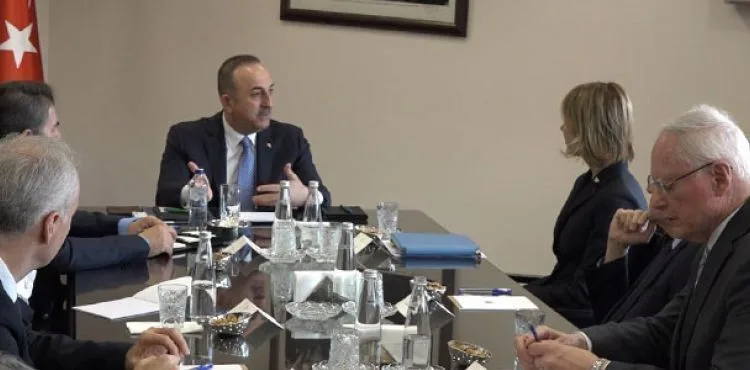 Bakan Çavuşoğlu, Craft ve Jeffrey ile görüştü