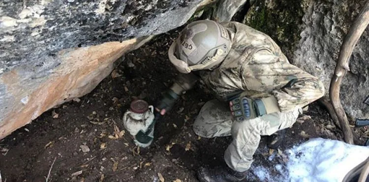 'Kapan-7 Garisa' operasyonunda 17 sığınak kullanılmaz hale getirildi