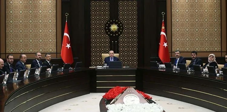 Cumhurbaşkanlığı Külliyesi'nde 'koronavirüs' toplantısı