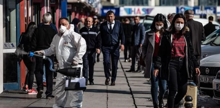 15 Temmuz Şehitler Otogarı dezenfekte edildi