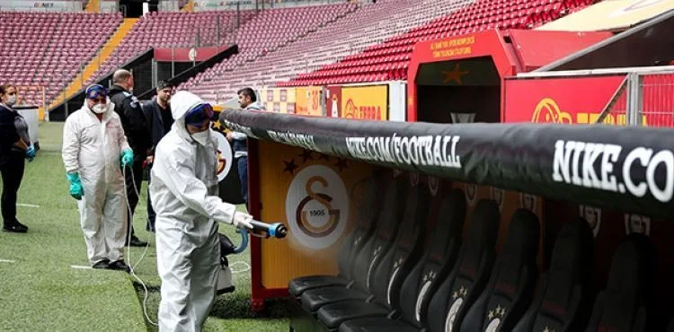 Türk Telekom Stadyumu, derbi öncesi dezenfekte edildi