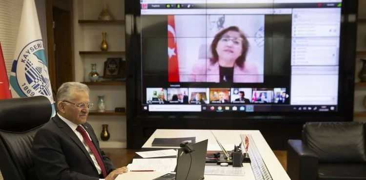 BÜYÜKKILIÇ, TBB ENCÜMENİNE TELEKONFERANSLA KATILDI