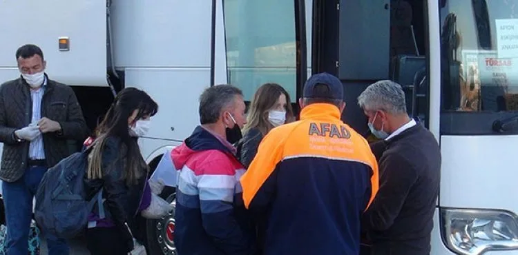Uşak'ta, KYK yurdunda karantina süresi biten 121 kişi evlerine gönderildi