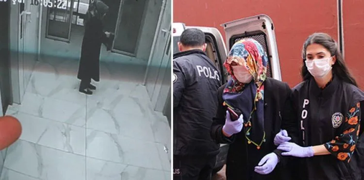 Apartmana domuz yağı süren kadın: Kocam 'bende büyü var, bozdur' dedi