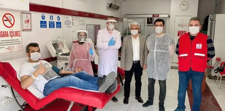 Kayseri Kızılay'a İlk Plazma Bağışı Gerçekleşti