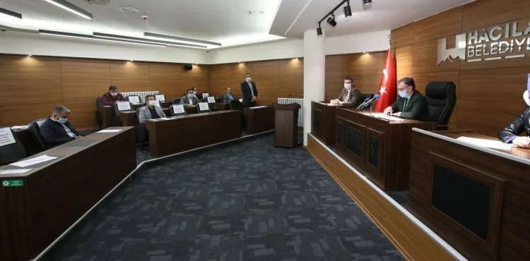 HACILAR BELEDİYE MECLİSİ OLAĞANÜSTÜ TOPLANTISINI GERÇEKLEŞTİRDİ