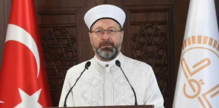 Diyanet İşleri Başkanı Erbaş'tan, İzmir'de ses sistemine yapılan saldırıya tepki