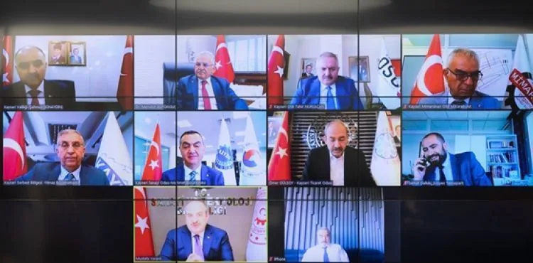 BAŞKAN GÜLSOY REEL SEKTÖRÜN SORUN VE TALEPLERİNİ BAKAN VARANK’A AKTARDI