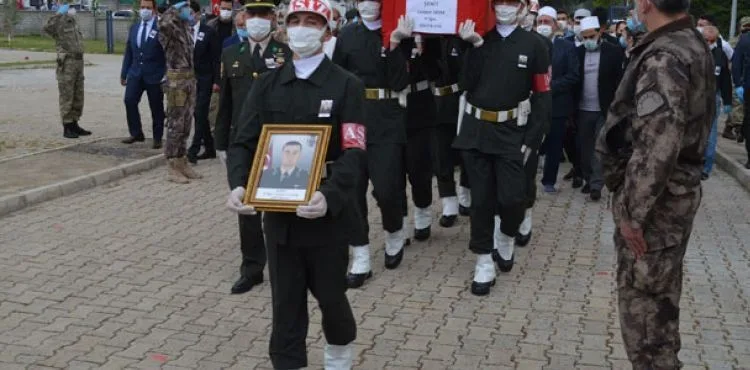 Şehit Teğmen Tatar, son yolculuğuna uğurlandı
