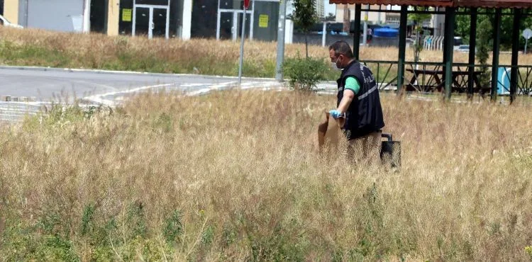 Kayseri'de boş arazide cenin bulundu