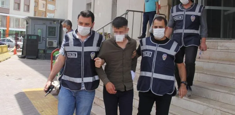 16 yaşındaki cinayet şüphelisi saklandığı bahçede yakalandı