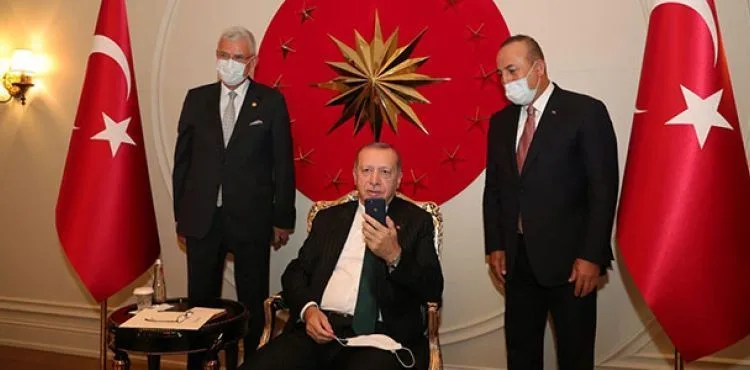 Cumhurbaşkanı Erdoğan, BM Daimi Temsilcisi Sinirlioğlu ile görüştü