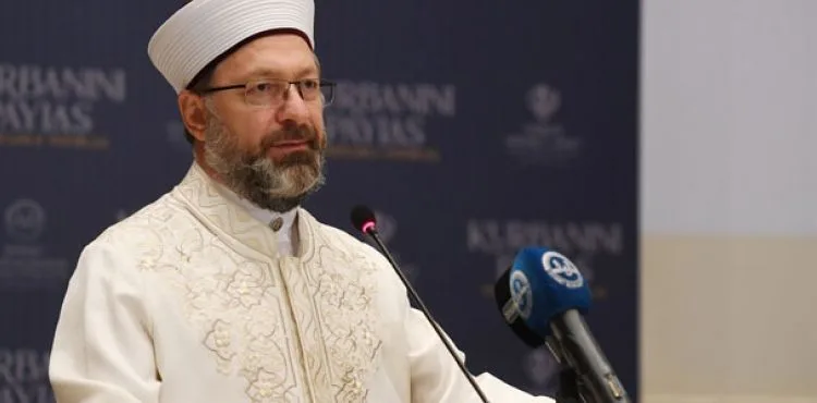 Diyanet İşleri Başkanı Erbaş, vekaletle kurban kesim bedelini açıkladı
